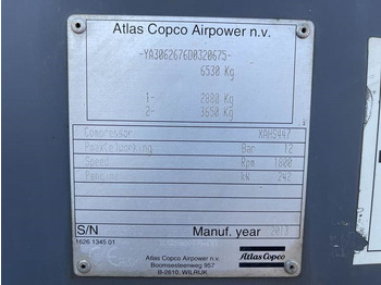 Zračni kompresor Atlas-Copco XAHS 447 CD - N: slika Zračni kompresor Atlas-Copco XAHS 447 CD - N
