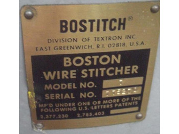 Tiskarski stroj Bostitch Model 1 Wire Stitching Machine: slika Tiskarski stroj Bostitch Model 1 Wire Stitching Machine Tiskarski stroj Bostitch Model 1 Wire Stitching Machine: slika Tiskarski stroj Bostitch Model 1 Wire Stitching Machine