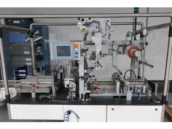 Stroj za pakiranje Sollas SX 60 film wrapping machine with moen maskinbyg pick and place feeder: slika Stroj za pakiranje Sollas SX 60 film wrapping machine with moen maskinbyg pick and place feeder