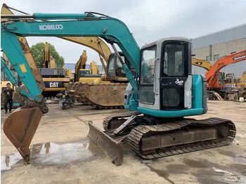 Mini bager Used hydraulic Crawler Excavator Excavator Machine 7 Ton Kobelco SK75 Excavator  good construction machinery for sale: slika Mini bager Used hydraulic Crawler Excavator Excavator Machine 7 Ton Kobelco SK75 Excavator  good construction machinery for sale