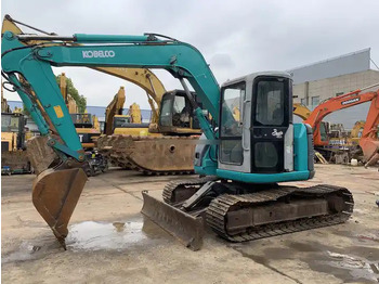 Mini bager Used hydraulic Crawler Excavator Excavator Machine 7 Ton Kobelco SK75 Excavator  good construction machinery for sale: slika Mini bager Used hydraulic Crawler Excavator Excavator Machine 7 Ton Kobelco SK75 Excavator  good construction machinery for sale