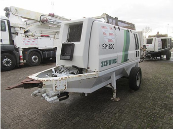Stacionarna pumpa za beton 2014 SCHWING SP1800 D 129KW trailer pump: slika Stacionarna pumpa za beton 2014 SCHWING SP1800 D 129KW trailer pump