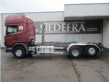 Kamion s kukastom dizalicom Scania R124-420 6x2 , Manual , Intarder , Airco , haakarm truck: slika Kamion s kukastom dizalicom Scania R124-420 6x2 , Manual , Intarder , Airco , haakarm truck