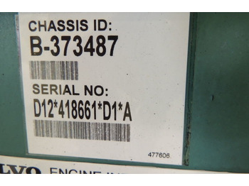 Motor za Kamion Volvo D12D460 EC01 Volvo FH12: slika Motor za Kamion Volvo D12D460 EC01 Volvo FH12