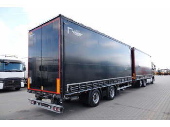 Kamion s ceradom DAF XF 480 / ZESTAW TANDEM / 120 M3 / PRZEJAZDOWY /: slika Kamion s ceradom DAF XF 480 / ZESTAW TANDEM / 120 M3 / PRZEJAZDOWY /