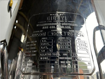 Oprema za prehrambenu industriju Giusti 100L Holding vessel: slika Oprema za prehrambenu industriju Giusti 100L Holding vessel
