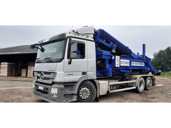 Kamion s kukastom dizalicom Mercedes-Benz 2641K 6x2 Abroller Klima: slika Kamion s kukastom dizalicom Mercedes-Benz 2641K 6x2 Abroller Klima