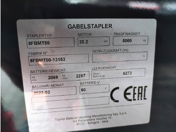 Električni viličar TOYOTA