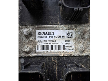 Upravljačka jedinica (ECU) za Kamion Renault STEROWNIK CCIOM GAMA T RANGE 22053863 P02: slika Upravljačka jedinica (ECU) za Kamion Renault STEROWNIK CCIOM GAMA T RANGE 22053863 P02