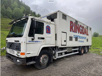 Kamion za prijevoz stoke 1996 Volvo FL12 6x2 Animal transport.: slika Kamion za prijevoz stoke 1996 Volvo FL12 6x2 Animal transport.