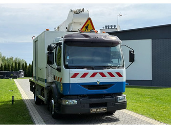Podizna platforma montirana na kamion Renault MIDLUM 180 DCI 18 M WINDA FRANCE ELEVATEUR: slika Podizna platforma montirana na kamion Renault MIDLUM 180 DCI 18 M WINDA FRANCE ELEVATEUR