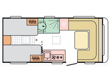 Kamp prikolica Adria Altea 60Y 502 UL*Fußboden-Temp*Eingangstür Fenst: slika Kamp prikolica Adria Altea 60Y 502 UL*Fußboden-Temp*Eingangstür Fenst