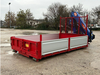 Novi Rolo kontejner CONTAINER SCARRABILE NUOVO A PIANALE CON GRU: slika Novi Rolo kontejner CONTAINER SCARRABILE NUOVO A PIANALE CON GRU
