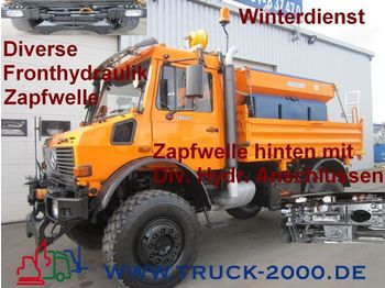 Cestovna čistilica UNIMOG U 2150 Winterdienst Div Zapfwellen + Hydraulik: slika Cestovna čistilica UNIMOG U 2150 Winterdienst Div Zapfwellen + Hydraulik