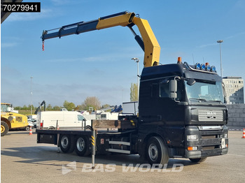 Kamion s otvorenim sandukom, Kamion s kranom MAN TGA 26.430 6X2 Palfinger PK32080 Kran Crane Manual Liftachse Euro 4: slika Kamion s otvorenim sandukom, Kamion s kranom MAN TGA 26.430 6X2 Palfinger PK32080 Kran Crane Manual Liftachse Euro 4
