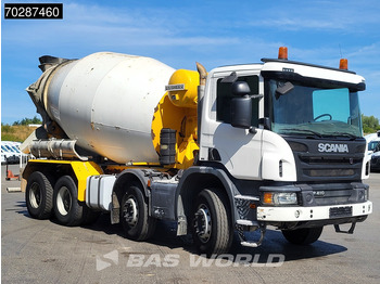 Automješalica Scania P410 8X4 9m3 Liebherr mixer 3-Pedals Steering axle Big-Axle Euro 6: slika Automješalica Scania P410 8X4 9m3 Liebherr mixer 3-Pedals Steering axle Big-Axle Euro 6
