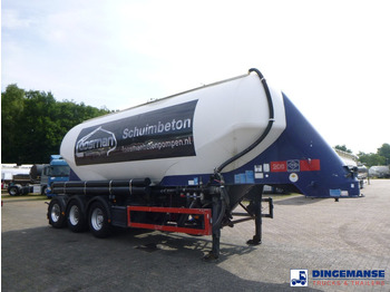 Poluprikolica cisterna Feldbinder Powder tank alu 40 m3 / 1 comp + compressor: slika Poluprikolica cisterna Feldbinder Powder tank alu 40 m3 / 1 comp + compressor