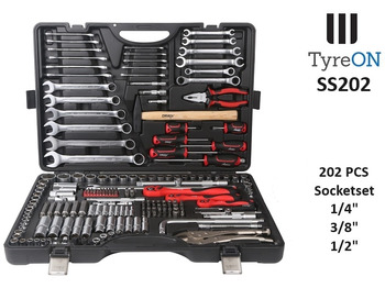 Oprema za radionice SS202 Professional Socket Set 202-piece 1/8 - 1/4 - 1/2 Inch - Chrome Vanadium: slika Oprema za radionice SS202 Professional Socket Set 202-piece 1/8 - 1/4 - 1/2 Inch - Chrome Vanadium Oprema za radionice SS202 Professional Socket Set 202-piece 1/8 - 1/4 - 1/2 Inch - Chrome Vanadium: slika Oprema za radionice SS202 Professional Socket Set 202-piece 1/8 - 1/4 - 1/2 Inch - Chrome Vanadium