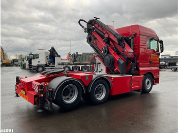 Tegljač MAN TGX 28.510 HMF 50 Tonmeter laadkraan + Fly-Jib: slika Tegljač MAN TGX 28.510 HMF 50 Tonmeter laadkraan + Fly-Jib