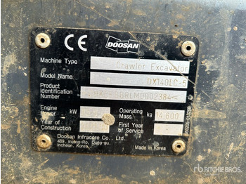 Bager gusjeničar DOOSAN DX140LC-5