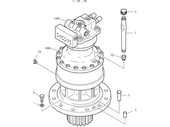 Motor okretanja DOOSAN