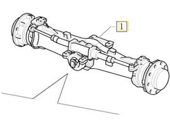 Prednja osovina NEW HOLLAND