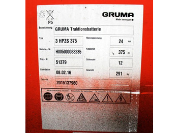 Akumulator GRUMA 24 Volt 3 PzS 375 Ah: slika Akumulator GRUMA 24 Volt 3 PzS 375 Ah