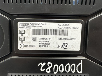 Ploča s instrumentima za Kamion Renault T instrument cluster: slika Ploča s instrumentima za Kamion Renault T instrument cluster