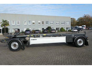 Transporter kontejnera/ Prikolica s izmjenjivim sanducima Huffermann HSA 18.70 LS, Schlitten, Alu-Felgen, Staukasten: slika Transporter kontejnera/ Prikolica s izmjenjivim sanducima Huffermann HSA 18.70 LS, Schlitten, Alu-Felgen, Staukasten