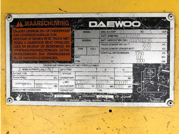 Električni viličar Daewoo B18T 1.8 ton Elektra Sideshift Heftruck: slika Električni viličar Daewoo B18T 1.8 ton Elektra Sideshift Heftruck