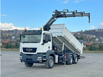 Kamion s kranom, Kiper MAN TGS 26.400 * HIAB 166 ES - 3 HIPRO + FUNK * 6x4: slika Kamion s kranom, Kiper MAN TGS 26.400 * HIAB 166 ES - 3 HIPRO + FUNK * 6x4