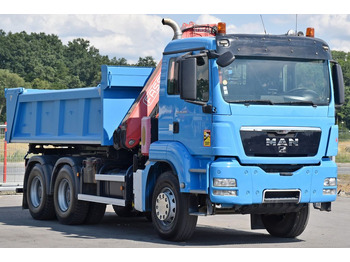 Kiper, Kamion s kranom MAN TGS 26.400 Kipper 4,60m*PK F130A.22 + FUNK/6x4: slika Kiper, Kamion s kranom MAN TGS 26.400 Kipper 4,60m*PK F130A.22 + FUNK/6x4