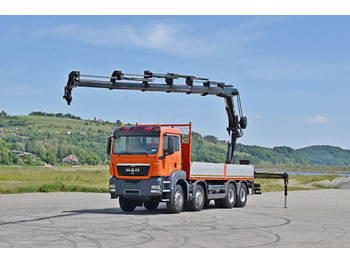 Kamion s kranom, Kamion s otvorenim sandukom MAN TGS 35.440 * HIAB 211 E-6 HIDUO +FUNK / 8x4: slika Kamion s kranom, Kamion s otvorenim sandukom MAN TGS 35.440 * HIAB 211 E-6 HIDUO +FUNK / 8x4
