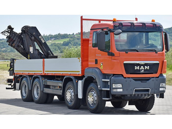 Kamion s kranom, Kamion s otvorenim sandukom MAN TGS 35.440 * HIAB 211 E-6 HIDUO +FUNK / 8x4: slika Kamion s kranom, Kamion s otvorenim sandukom MAN TGS 35.440 * HIAB 211 E-6 HIDUO +FUNK / 8x4