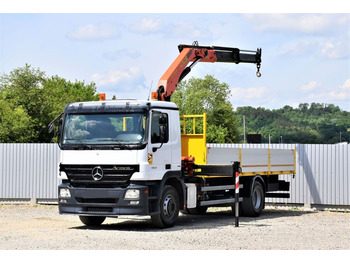 Kamion s kranom Mercedes-Benz ACTROS 1832 PRITSCHE 6,70m * PK 15500*TOPZUSTAND: slika Kamion s kranom Mercedes-Benz ACTROS 1832 PRITSCHE 6,70m * PK 15500*TOPZUSTAND
