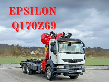 Kamion s kukastom dizalicom RENAULT Kerax 460