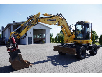 Bager na kotačima Komatsu PW 118 MR / KOPARKA KOŁOWA / 2019 ROK / TILT OBROTNICA / KAMERA: slika Bager na kotačima Komatsu PW 118 MR / KOPARKA KOŁOWA / 2019 ROK / TILT OBROTNICA / KAMERA