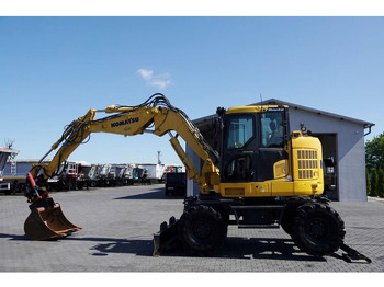 Bager na kotačima Komatsu PW 118 MR / KOPARKA KOŁOWA / 2019 ROK / TILT OBROTNICA / KAMERA: slika Bager na kotačima Komatsu PW 118 MR / KOPARKA KOŁOWA / 2019 ROK / TILT OBROTNICA / KAMERA