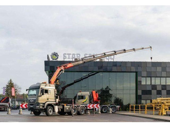 Kamion s otvorenim sandukom, Kamion s kranom MAN TGS 26.480 6x6 PALFINGER PK 34002 SH Crane Winc: slika Kamion s otvorenim sandukom, Kamion s kranom MAN TGS 26.480 6x6 PALFINGER PK 34002 SH Crane Winc