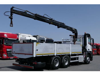 Kamion s otvorenim sandukom, Kamion s kranom Mercedes-Benz AROCS 2633: slika Kamion s otvorenim sandukom, Kamion s kranom Mercedes-Benz AROCS 2633