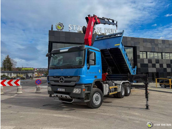 Novi Kamion s kranom Mercedes-Benz  ACTROS 3341 6x6 HMF 4220 K4 CRANE KIPPER: slika Novi Kamion s kranom Mercedes-Benz  ACTROS 3341 6x6 HMF 4220 K4 CRANE KIPPER
