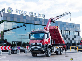 Zakup  Mercedes-Benz  AROCS 3345 6x6 HMF 3220 Winch Crane Tipper Mercedes-Benz  AROCS 3345 6x6 HMF 3220 Winch Crane Tipper: slika Zakup  Mercedes-Benz  AROCS 3345 6x6 HMF 3220 Winch Crane Tipper Mercedes-Benz  AROCS 3345 6x6 HMF 3220 Winch Crane Tipper