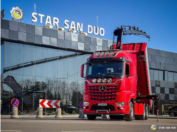 Novi Kiper Mercedes-Benz  AROCS 3358L 6x4 HIAB 192X-HIPRO E-6 Crane Kippe: slika Novi Kiper Mercedes-Benz  AROCS 3358L 6x4 HIAB 192X-HIPRO E-6 Crane Kippe