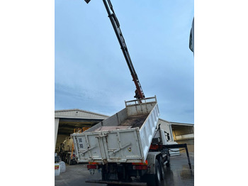 Kiper, Kamion s kranom Scania P380: slika Kiper, Kamion s kranom Scania P380