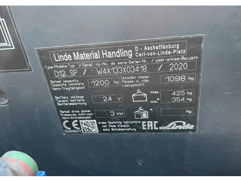 Slagač stoga Linde D12SP: slika Slagač stoga Linde D12SP