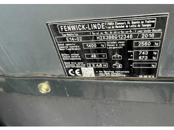 Električni viličar Linde E14: slika Električni viličar Linde E14