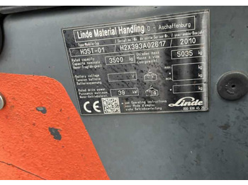 Plinski viličar Linde H35T-01: slika Plinski viličar Linde H35T-01