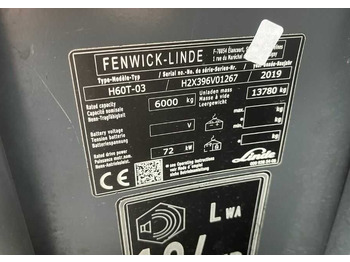 Plinski viličar Linde H60T-03: slika Plinski viličar Linde H60T-03