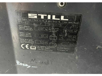 Regalni viličar Still FM-X20: slika Regalni viličar Still FM-X20