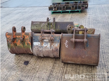 Korpa 42" Ditching, 24", 24", 20", 12" Digging Bucket 35-40mm Pin to suit Mini Excavator: slika Korpa 42" Ditching, 24", 24", 20", 12" Digging Bucket 35-40mm Pin to suit Mini Excavator